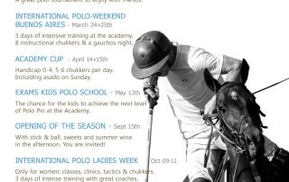 agenda polo academy 2018