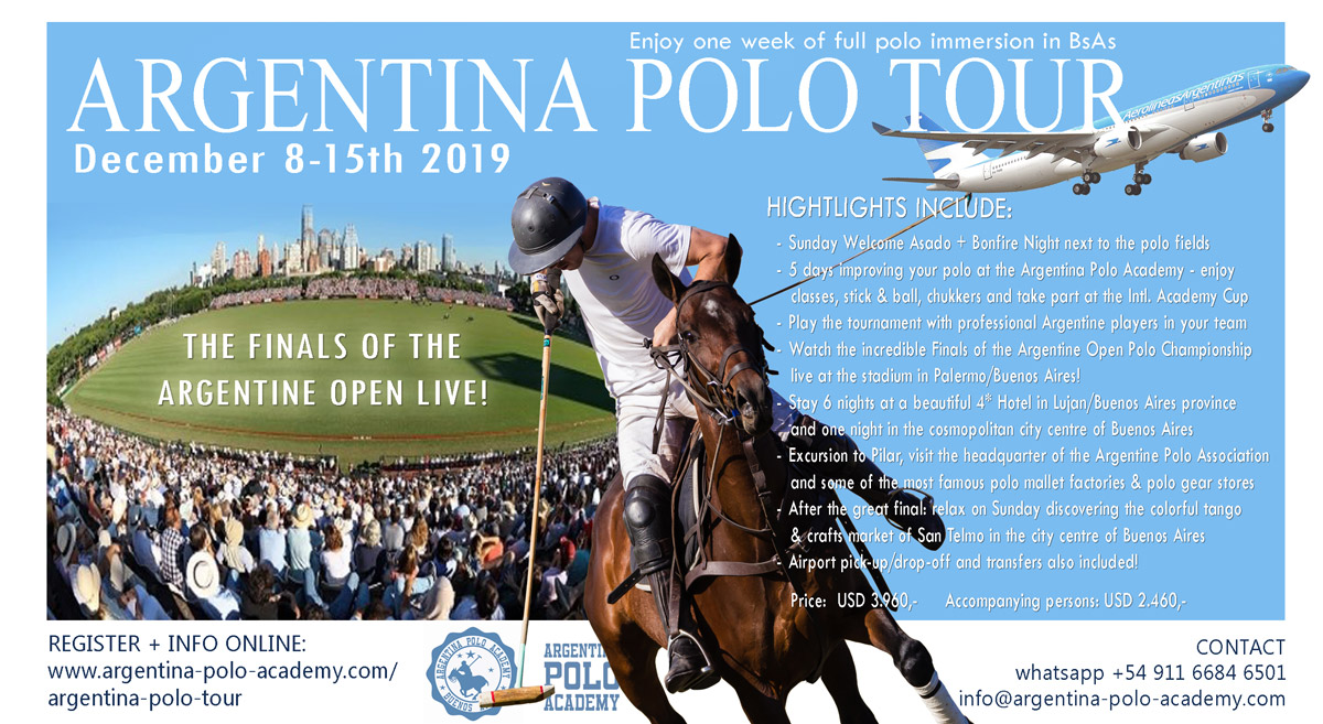 Argentina Polo Tour 2019 High Goal Polo in Buenos Aires