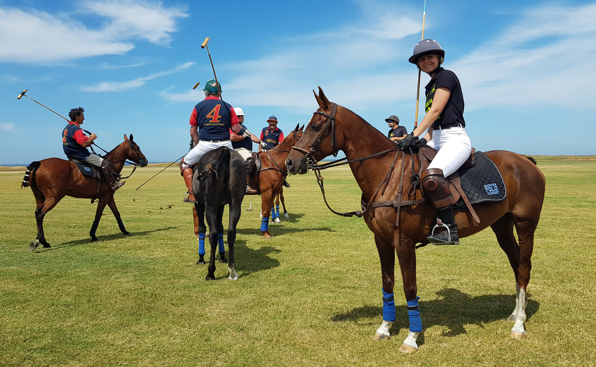 instructional polo chukkers at the Academy in Europe